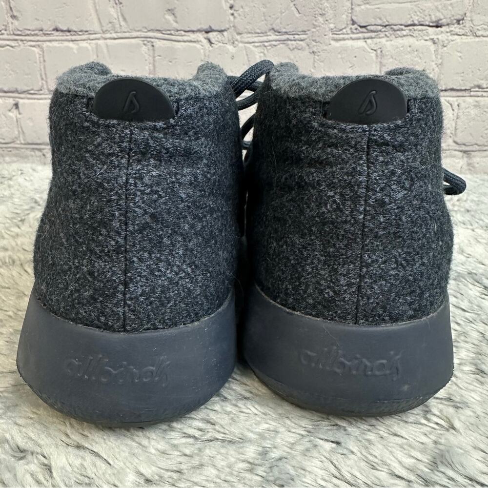 Allbirds Tree Topper High Top Navy Blue Sneakers Size 9 Lightweight Sustainable - Picture 7 of 9